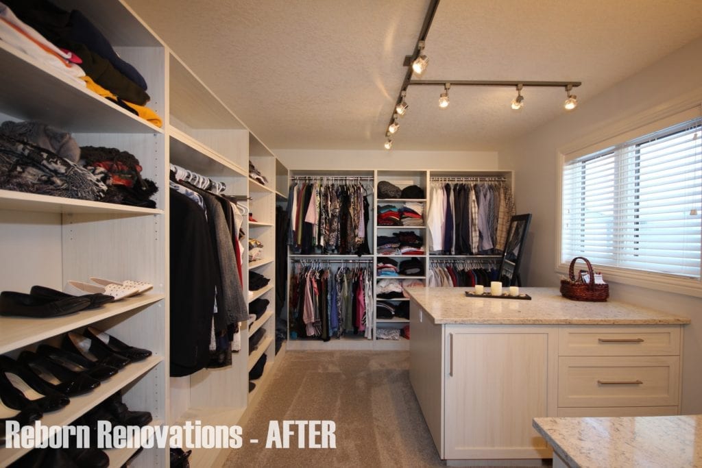 custom walk in closet okotoks