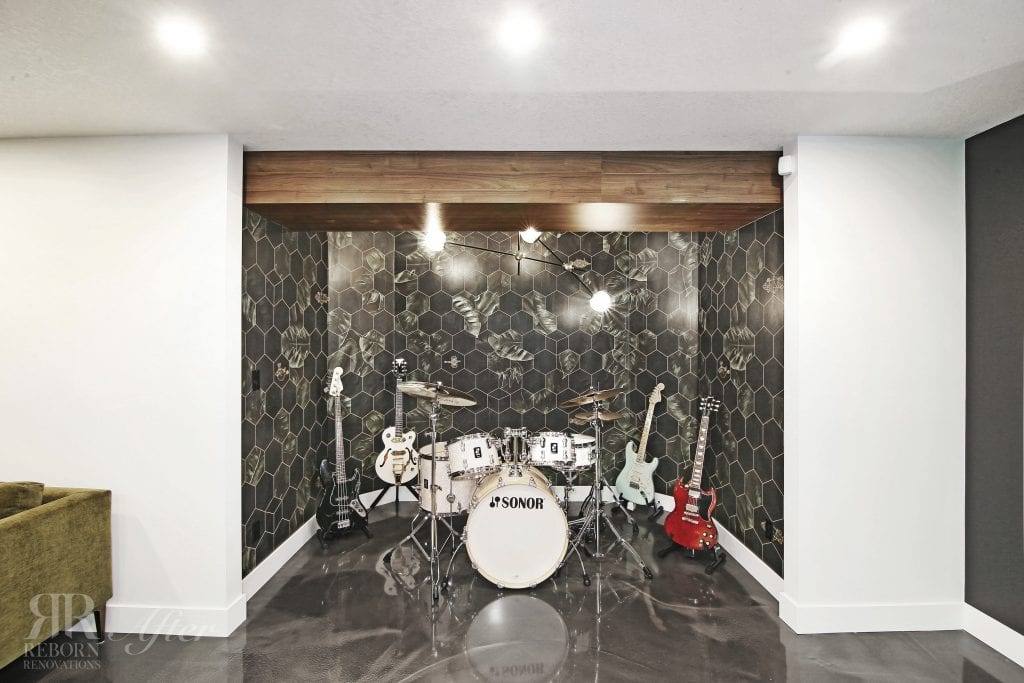 drum room basement
