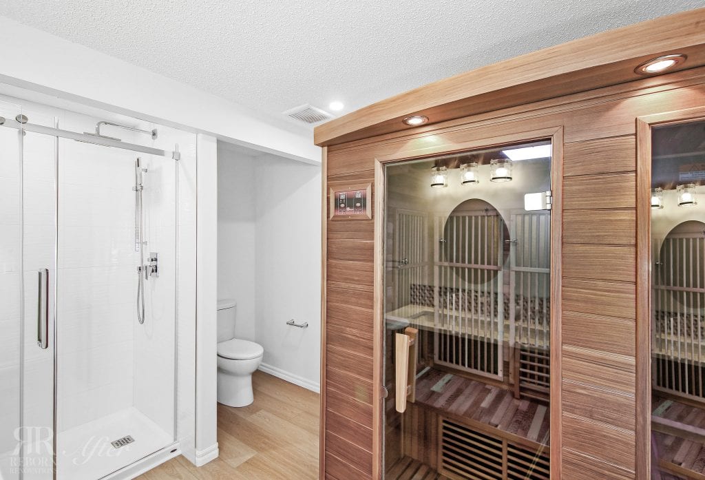 basement sauna renovation