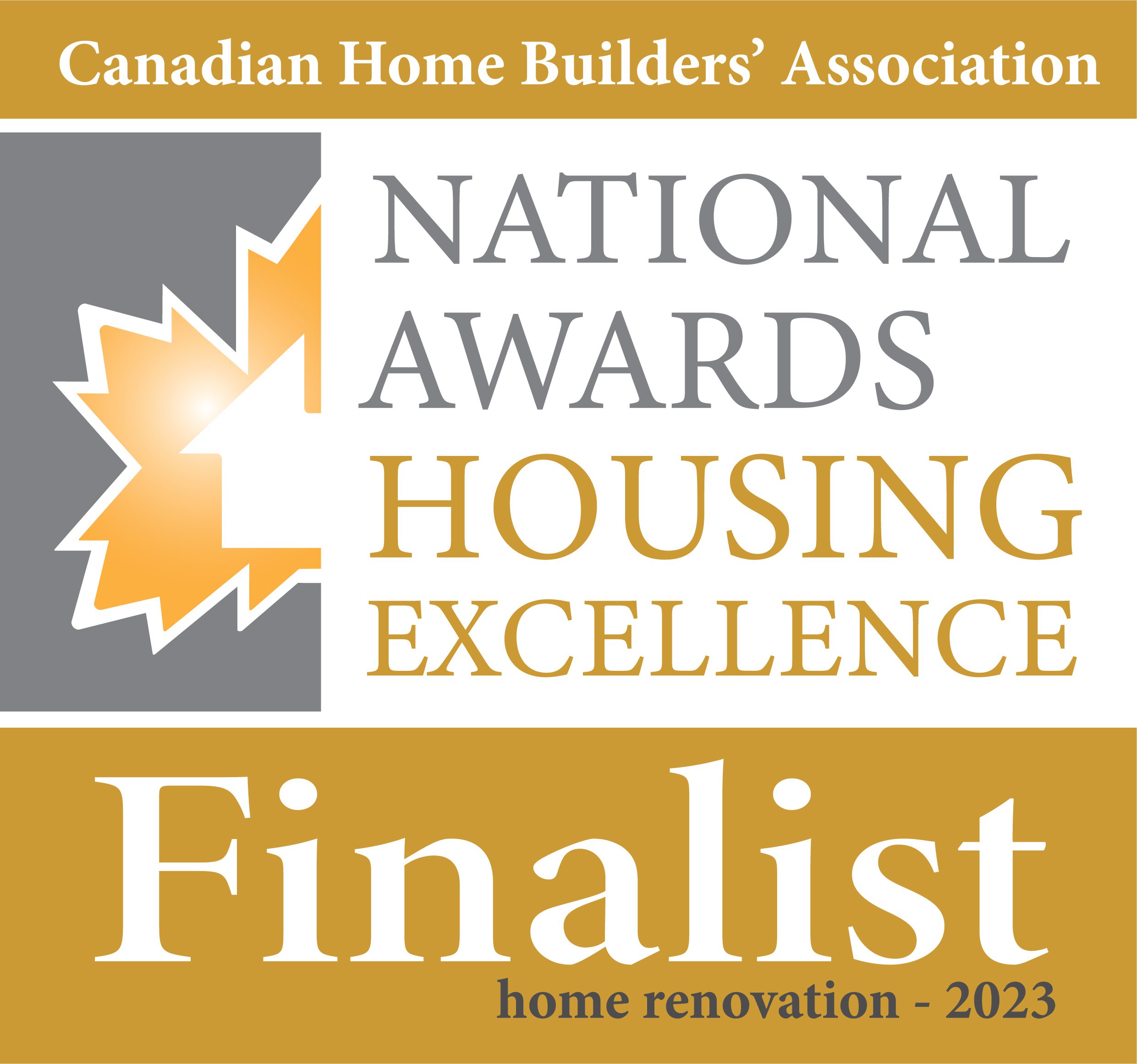 Canadian home builders association national awards finalist for Living and Laundry Room Remodel in West Springs by Reborn Renovations