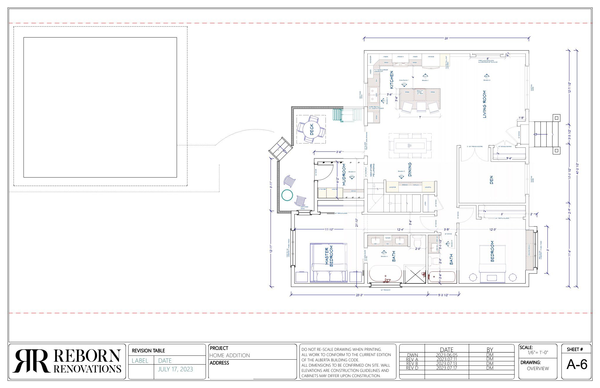A floor plan for a home with two bedrooms and two bathrooms.